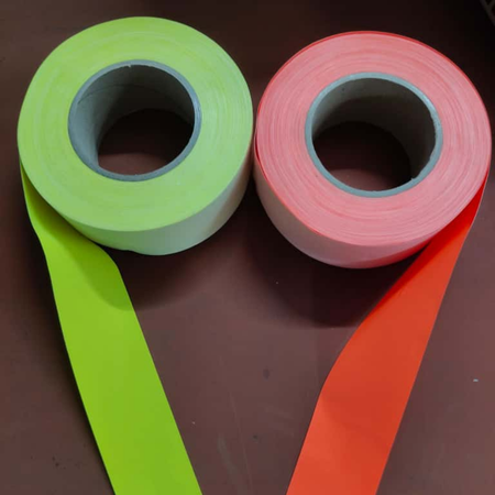 Reflective Fluorescent Green / Orange Tape